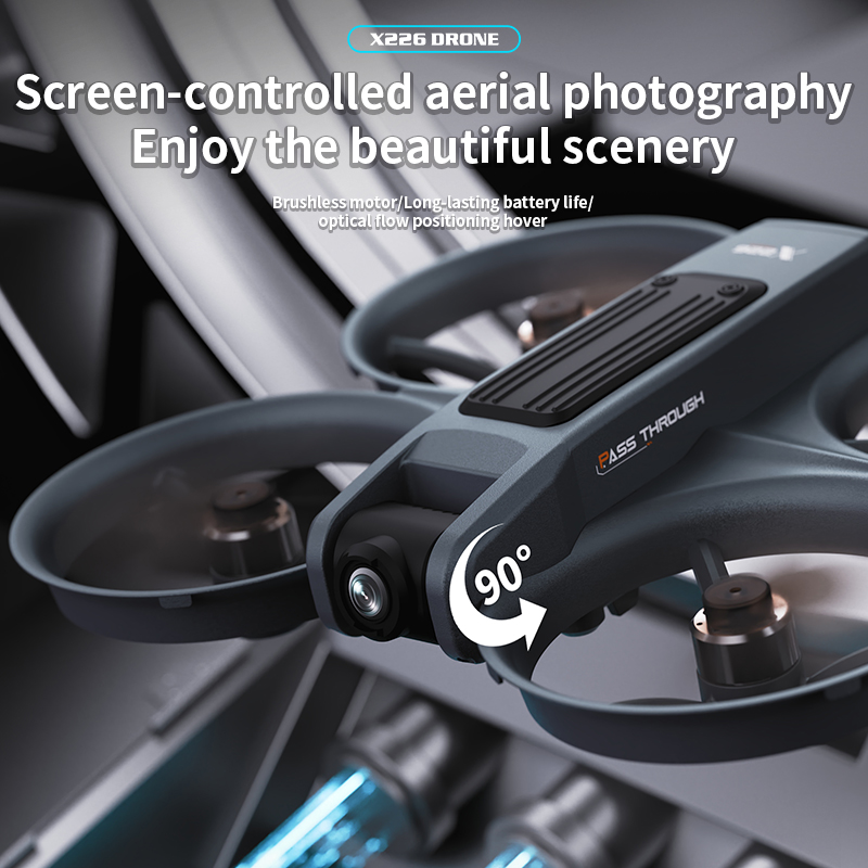 NEW X226 RC 드론 2.4G 5G WIFI 4K - Drone Controller Screen 리뷰 및 가격