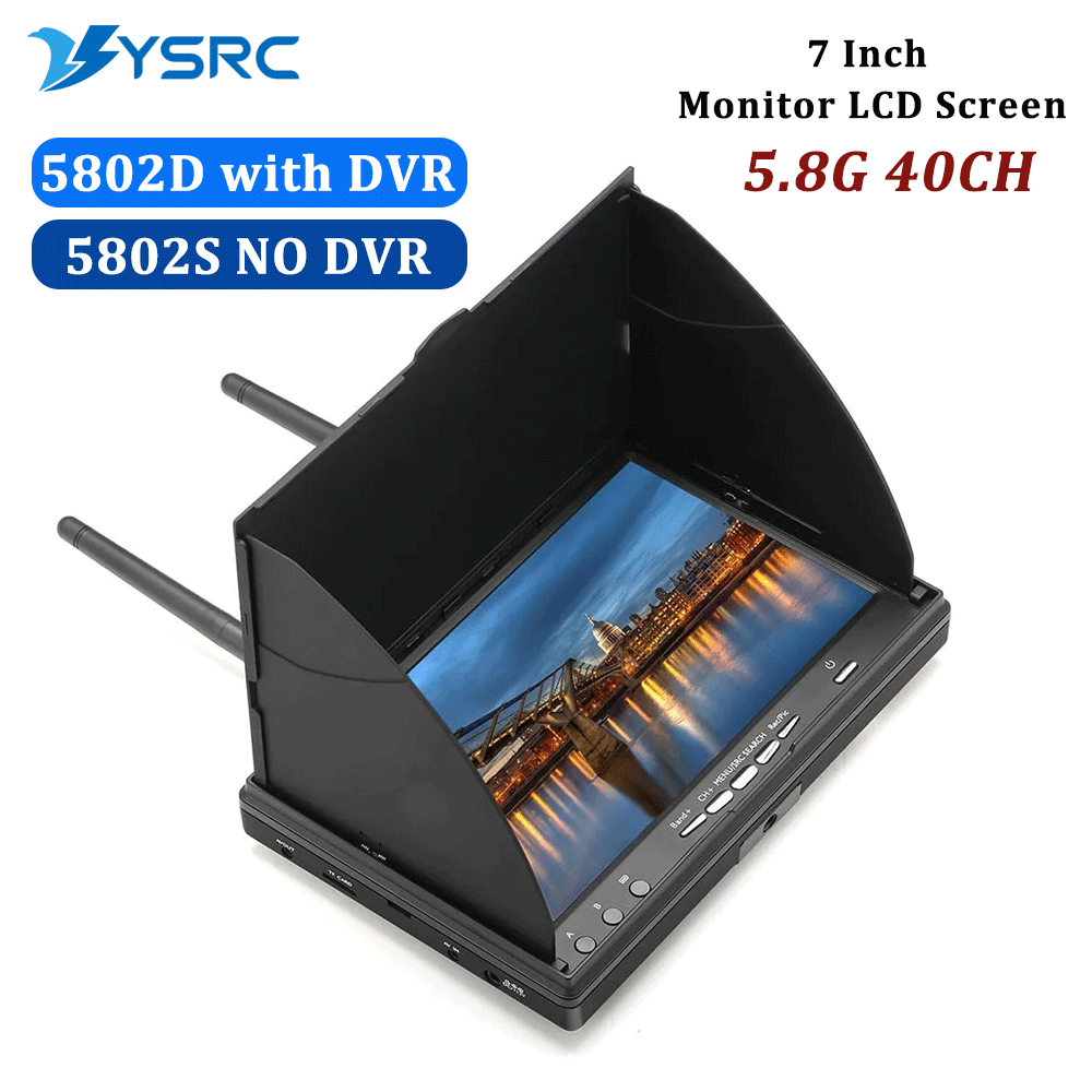 5.8GHz FPV DVR LS5802D, 7인치 LC - Drone Controller Screen 리뷰 및 가격